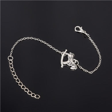 Simple Style Silver Bracelet